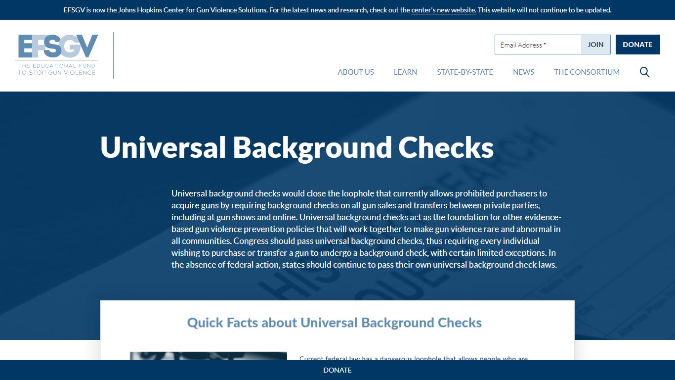 Universal Background Checks - The Educational Fund to Stop Gun Violence