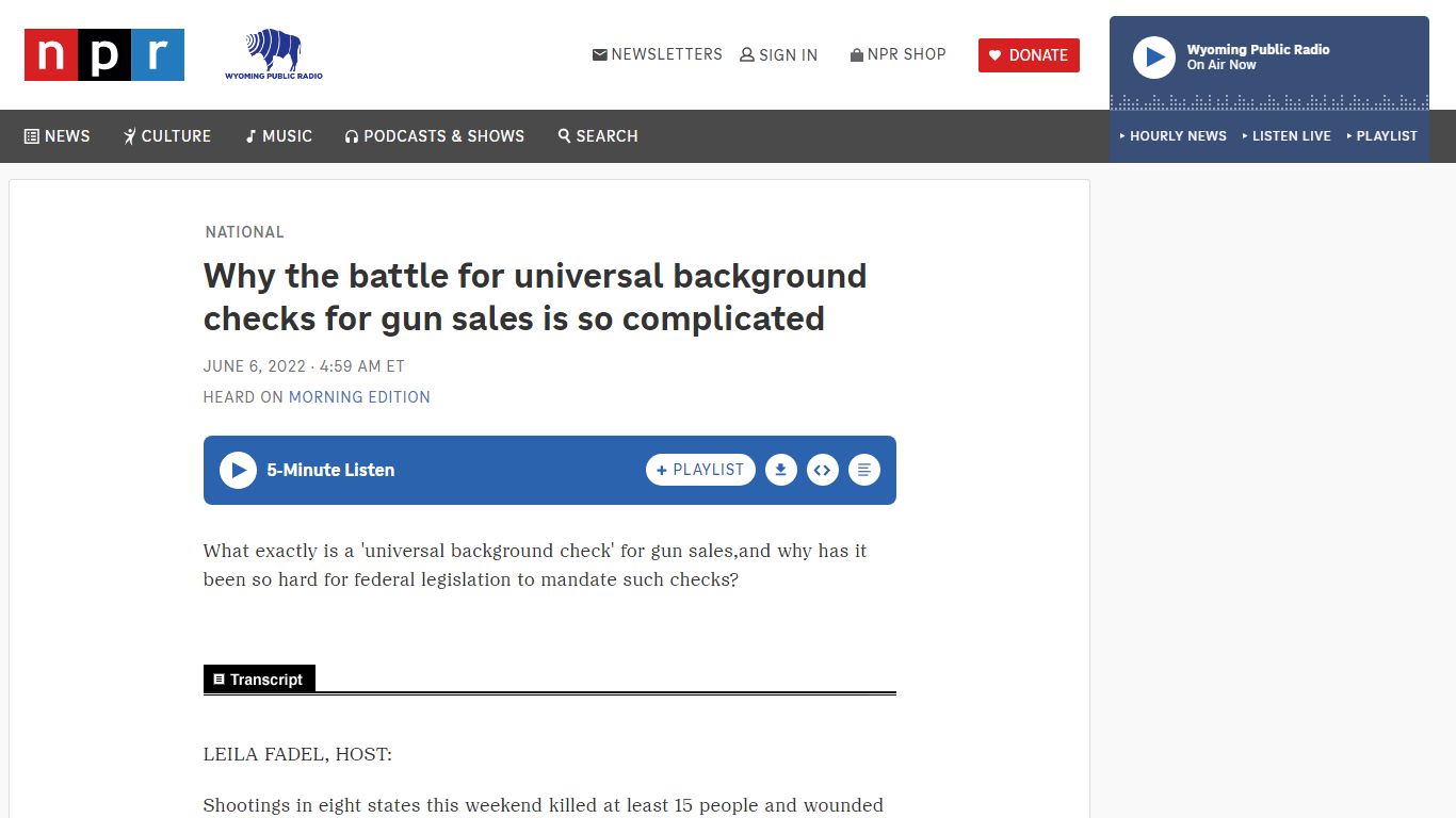 Why the battle for universal background checks for gun sales is so ...